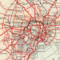 The Map of American occupied Tokyo, 1948 GHQ東京占領地図