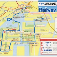 (YL1) Map of the Yurikamome Line 新交通ゆりかもめの地図