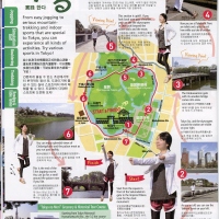 Tokyo Imperial Palace jogging & walking map