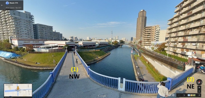 Clover Bridge four-way bridge Koto-ku Tokyo 1